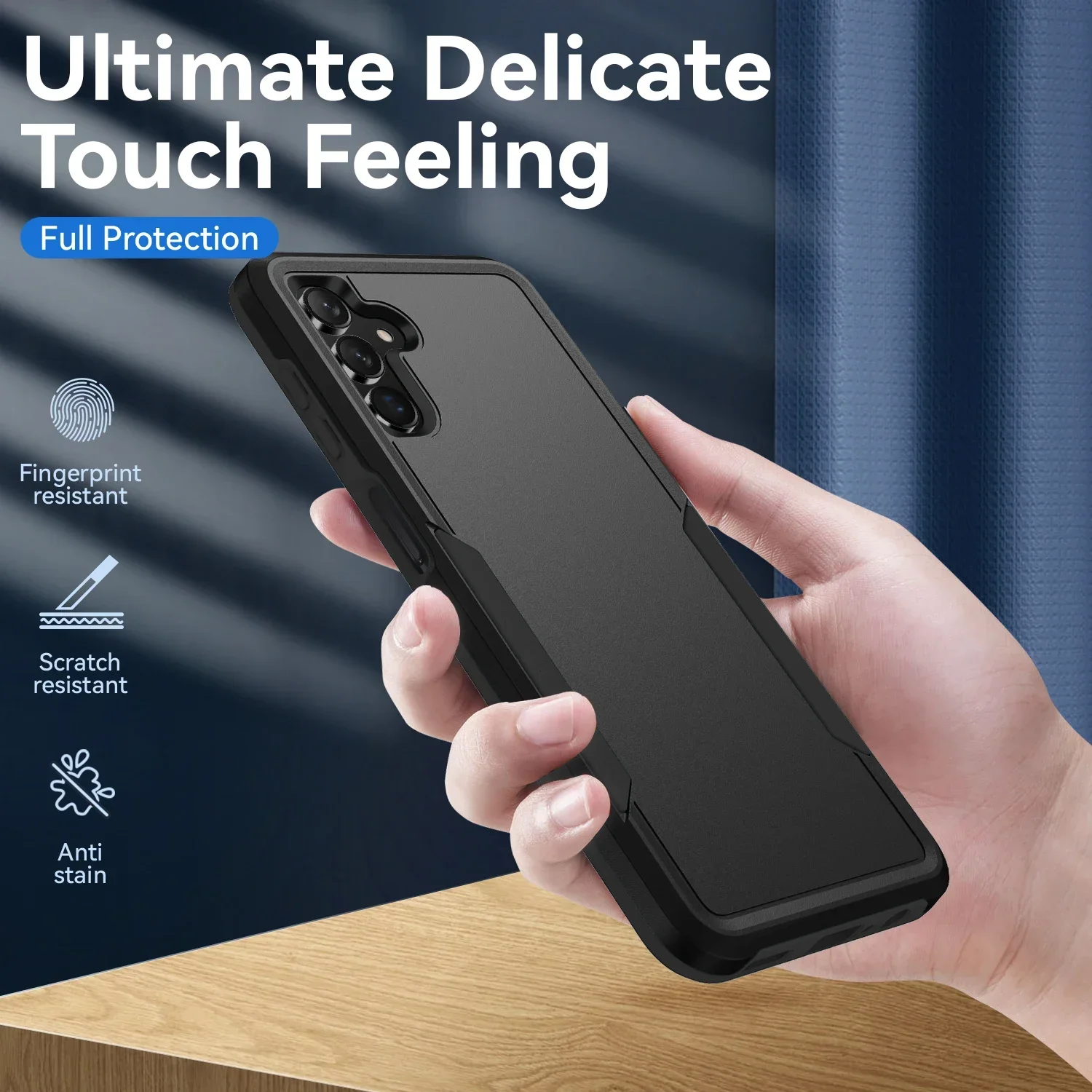 Funda dura y fuerte para Samsung Galaxy, carcasa a la moda para modelos A13, A16, 5G, A54, A14, A55, A35, A53, A52, A15, S24, S23 Ultra, S22 Plus, S20, S21 FE