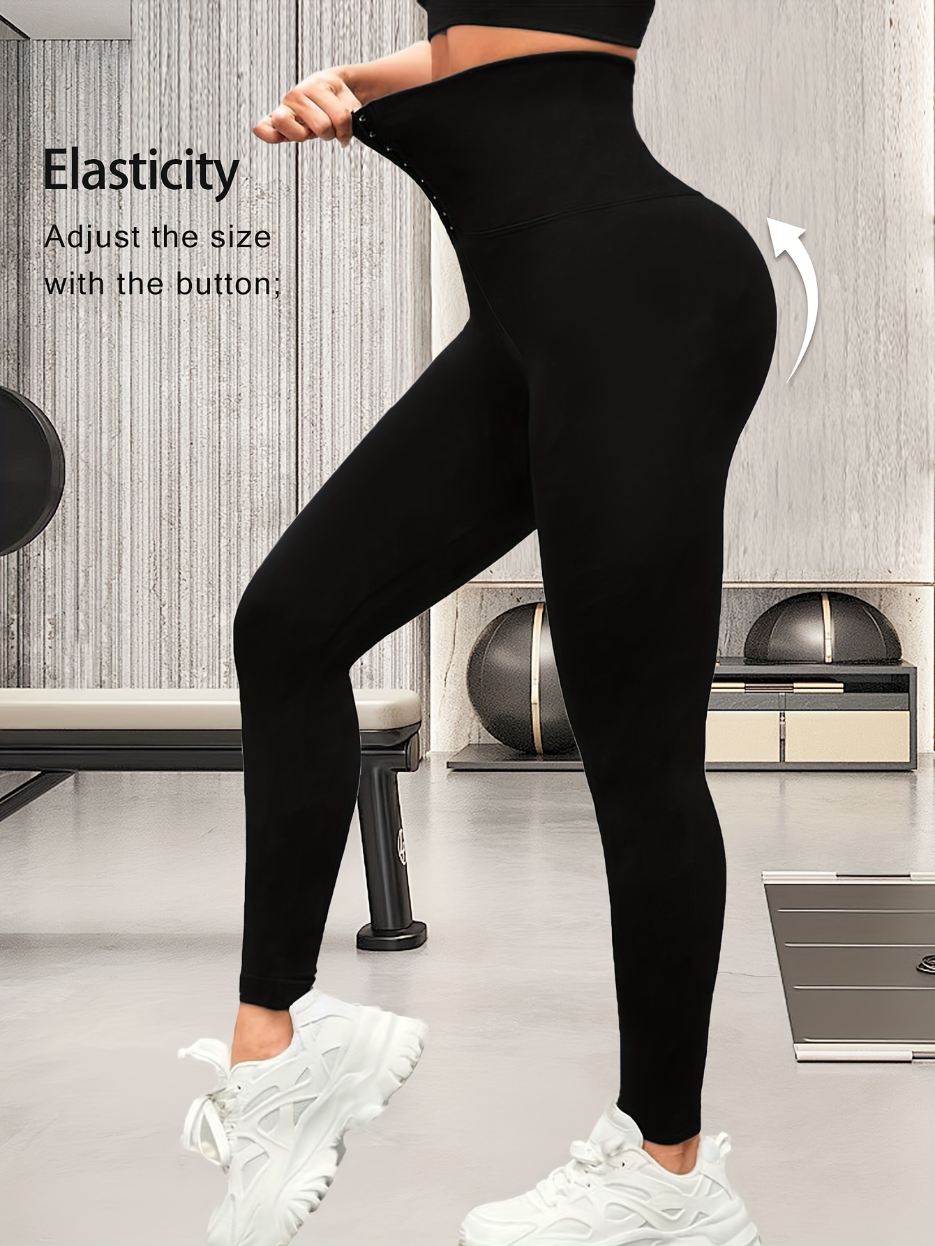 Damen-Leggings mit hoher Taille, formend, mit einer Taille, der die Taille und einer Taille und die Hüfte anhebt, das das Korsett