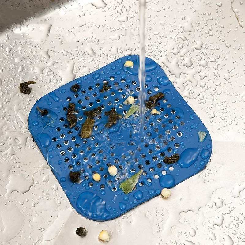 Waschbecken Sieb Filter Badezimmer Waschbecken Filter Kunststoff Mesh Sieb Ablauf Loch Filter Falle Abfall Bildschirm Küche Isolierung Pads