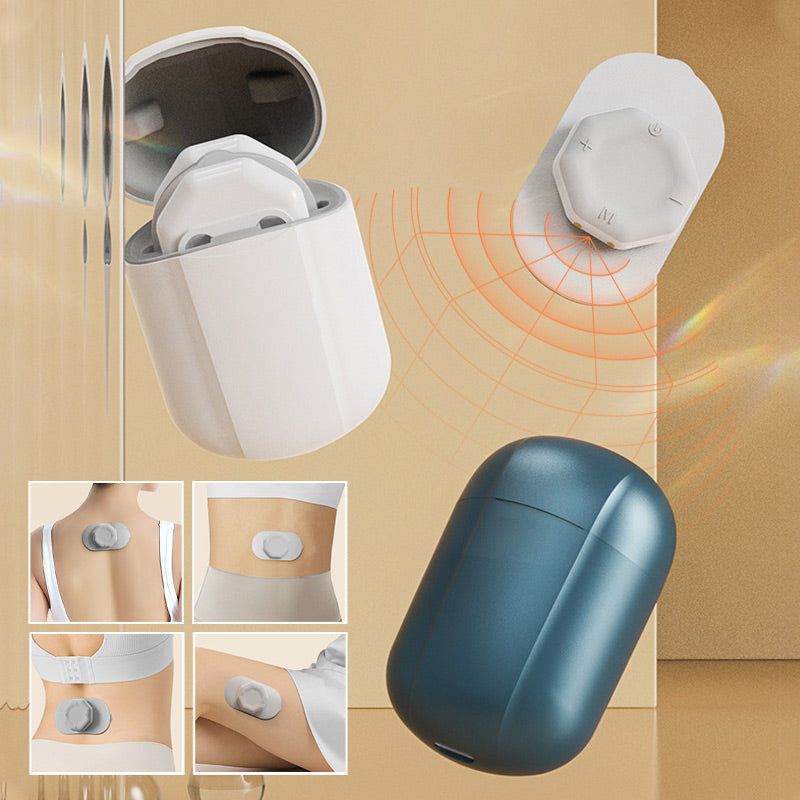 Electric Smokeless Moxibustion Device Neck Shoulder Heated Therapy Herbal Medicine Acupoint Massage Body Relaxation Massager