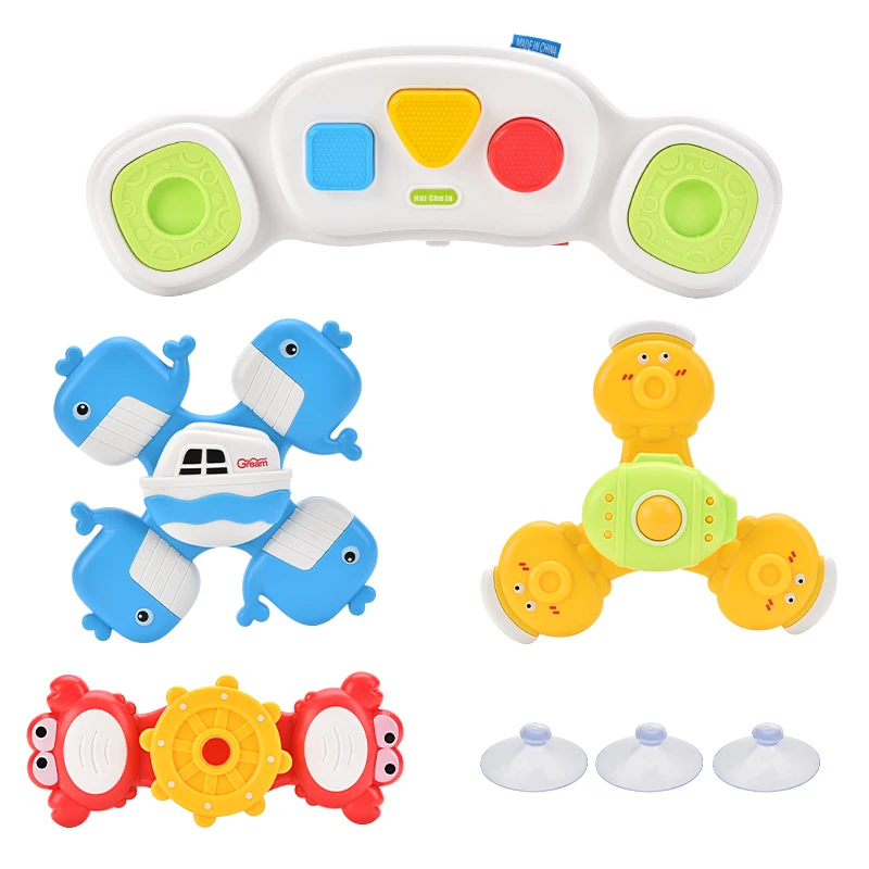 回転して遊ぶ幼児用プッシュカー、海をテーマにしたアクティビティセンター、3歳以上に最適、運動技能と想像力の開発に最適