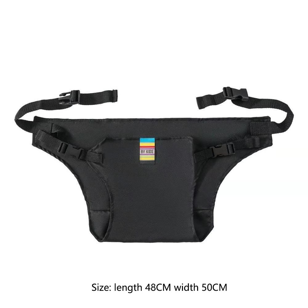 Cinta de assento alta respirável infantil, cadeira de jantar do bebê, cinto fixo, ajustável, lavável, ao ar livre, segurança