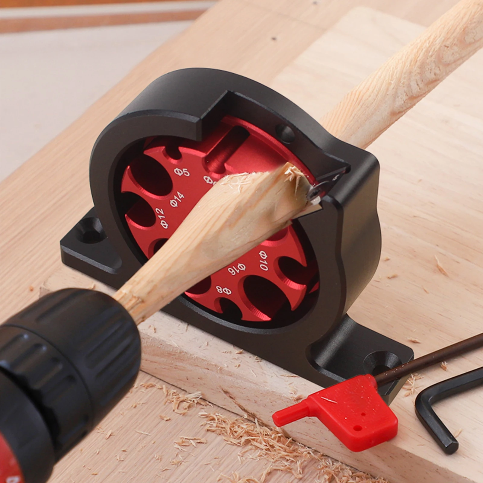 Dowel Maker เมตริก 5 มม.-20 มม.1pcs ใบมีดคาร์ไบด์ไฟฟ้าเจาะ Milling Dowel รอบ Rod เสริมเครื่องมือไม้เครื่องมือ