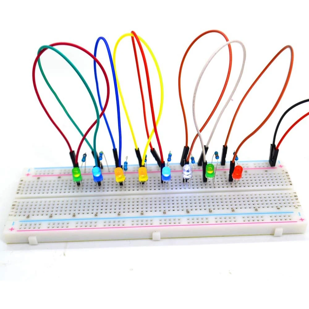 LAUBEI 100 ピース/ロット 3 ミリメートル 5 ミリメートル F3 F5 ラウンド LED 超高輝度白緑黄青白赤発光ダイオード Diy キット