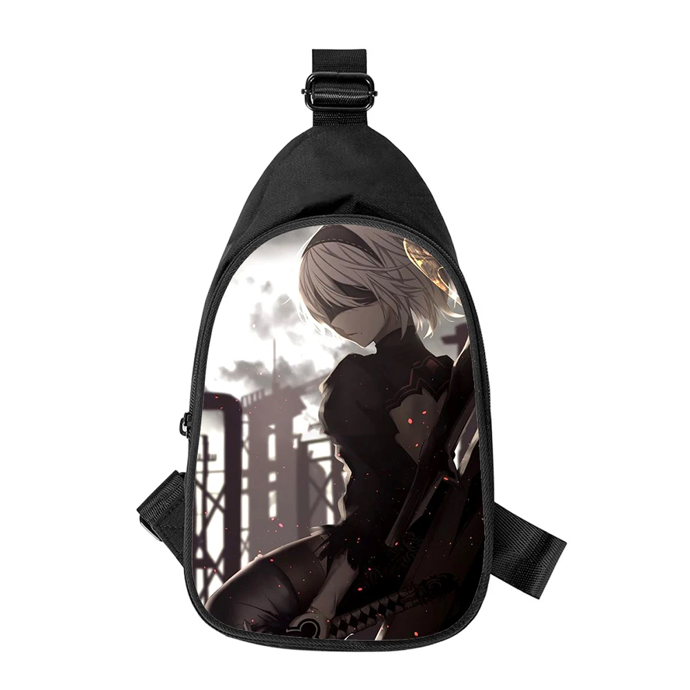 Мужская и женская сумка-Кроссбоди с 3D-принтом Nier Automata 2b two B