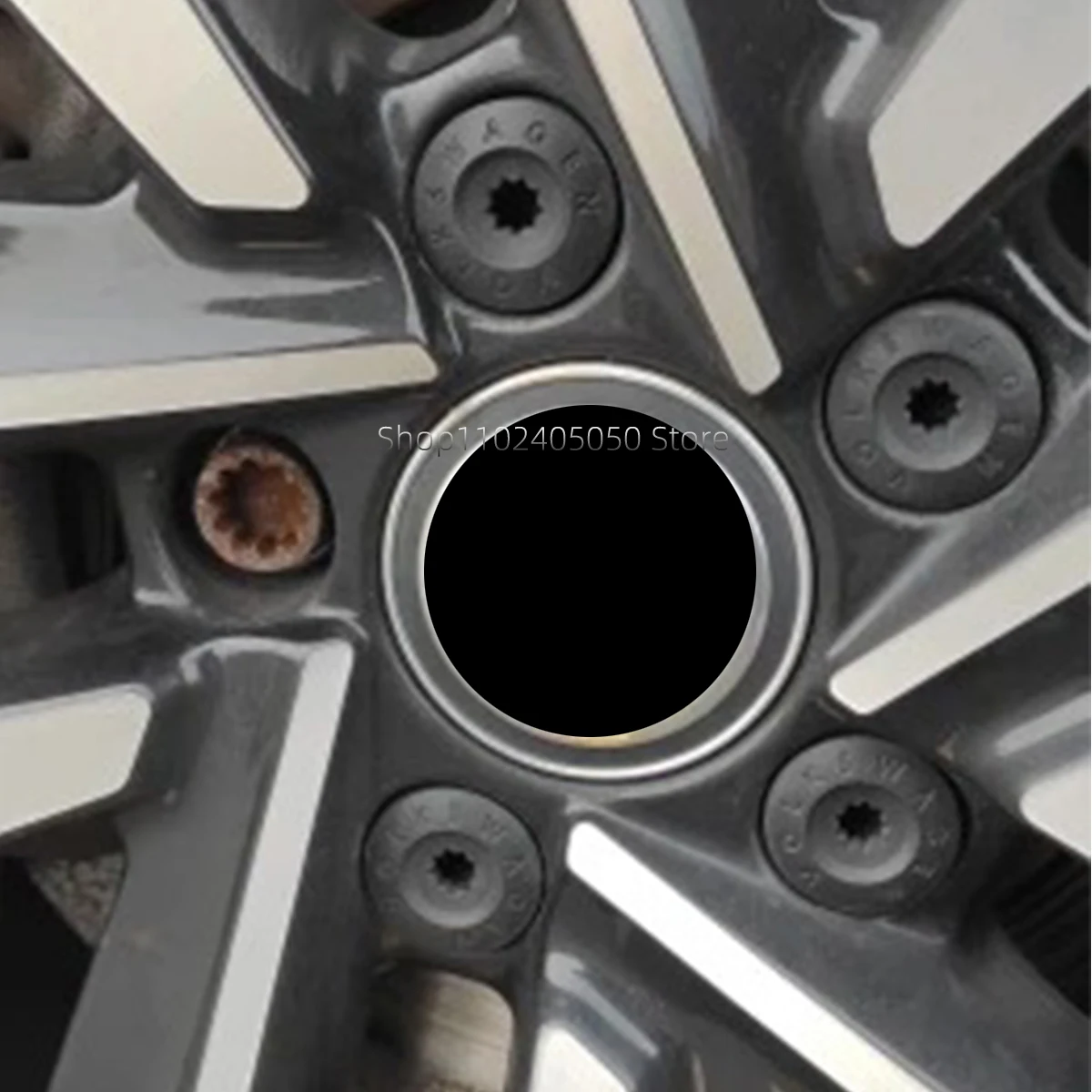 車のホイールラグボルトナットカバーキャップ VW ボーラジェッタ MK6 GTI パサート B7 CC ポロシャランスラントゥーラン外装プロテクターアクセサリー
