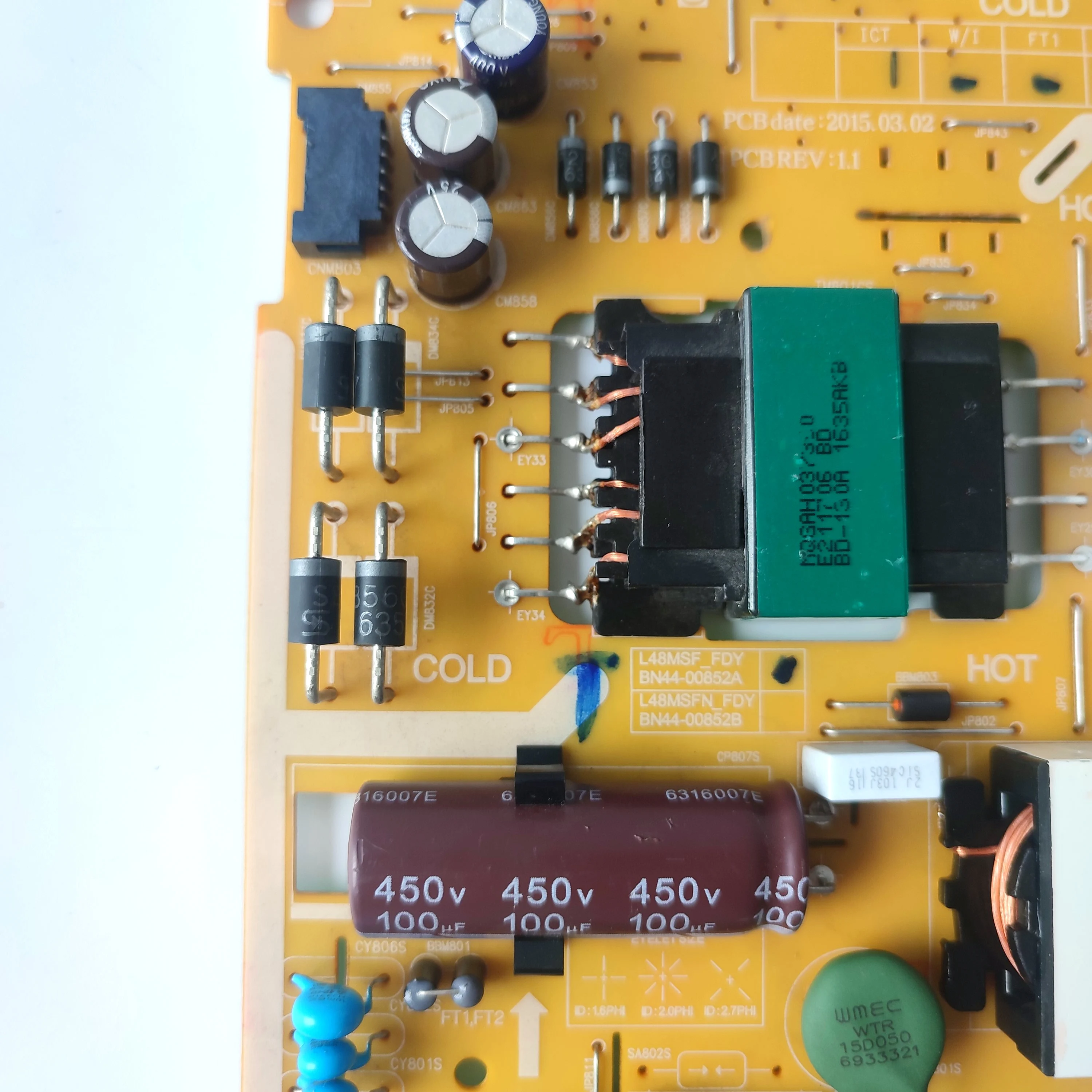 Placa de fuente de alimentación BN44-00852A BN44-00852B l48msf _ fdy, nueva, para HG40EE47, UA40J5200, UA48K5000, UE48J5200, UN43J5000