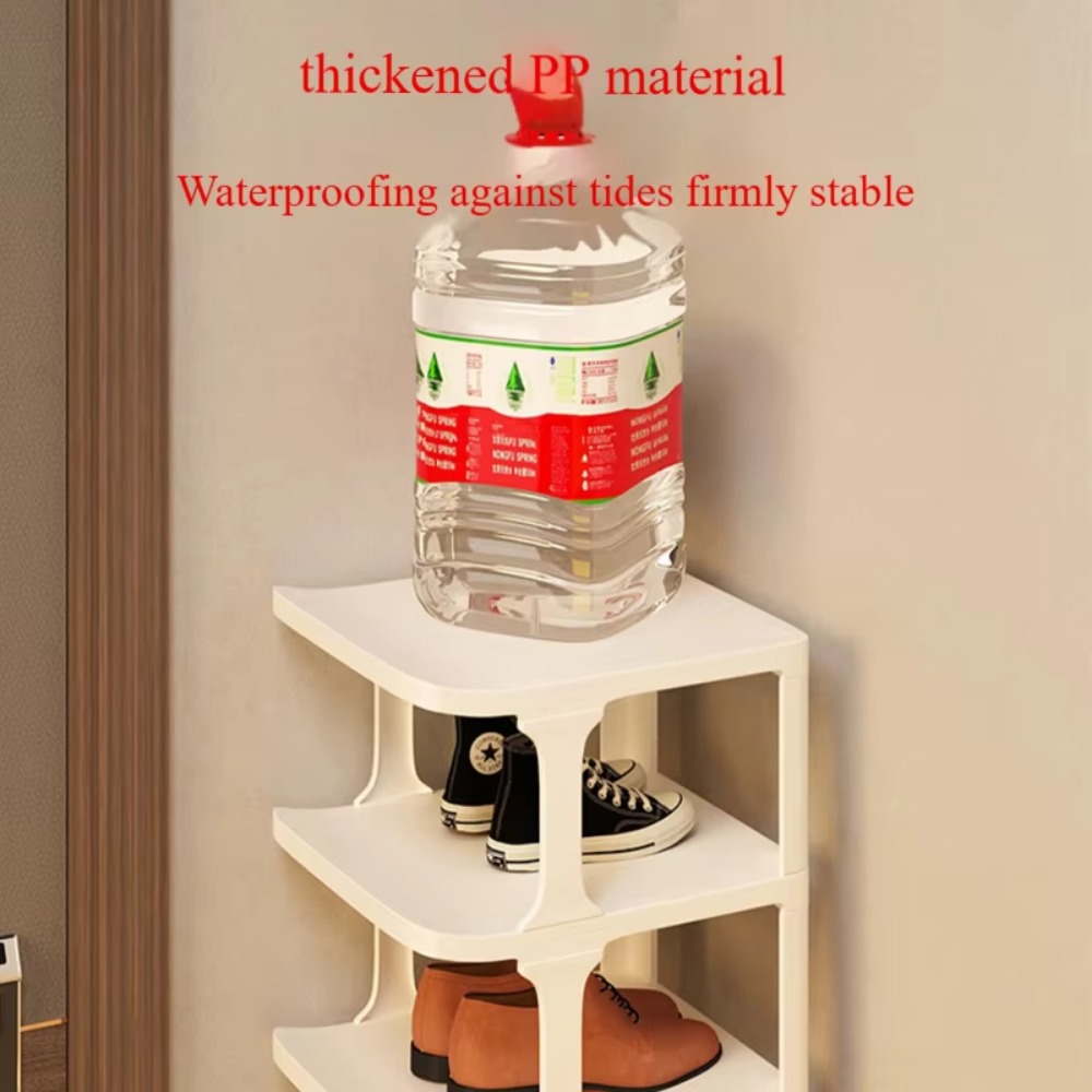 Multi-layer Shoe Rack Plastic Shoes Organizer and Storage Large Capacity Entrance Shoe Rack Household Shelf Storage Space Saving