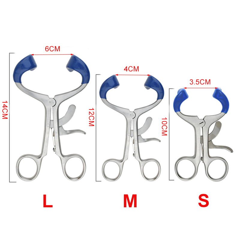 ทันตกรรมโลหะ Cheek Lip Retractor สแตนเลสเปิดปาก Cheek Expander จัดฟันทันตแพทย์เครื่องมือ Oral Exam Instrument