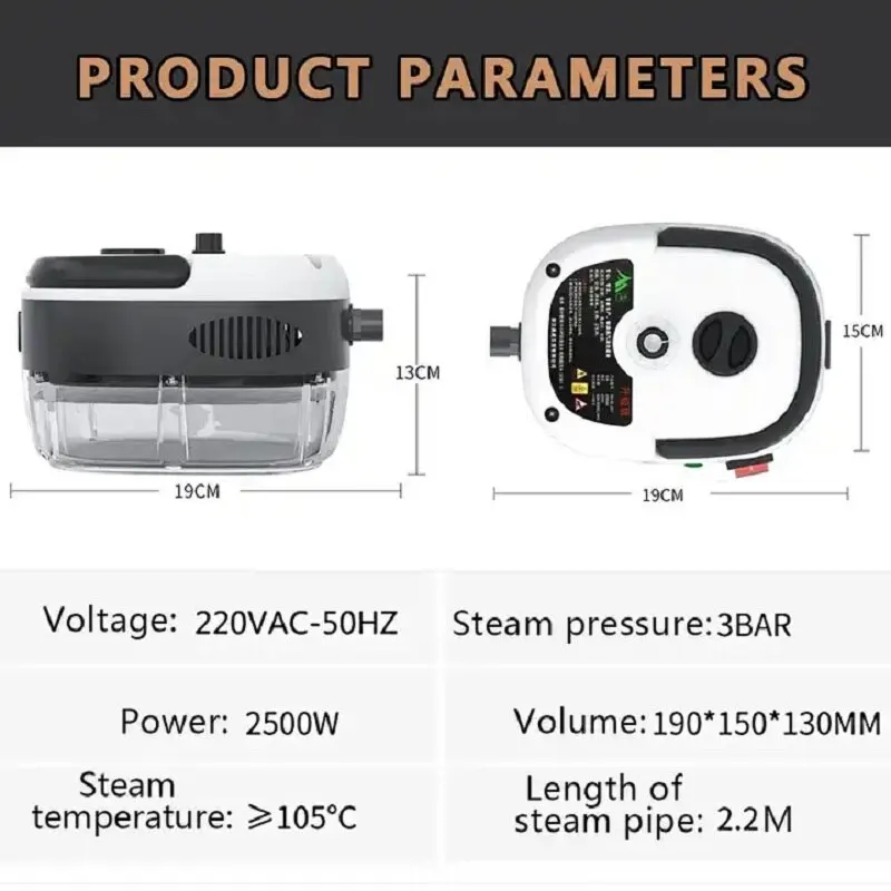 Multi-purpose Household Steamer Cleaning Machine Automobile Carpet Floor Window Hand-held High Pressure Steam Cleaning Machine