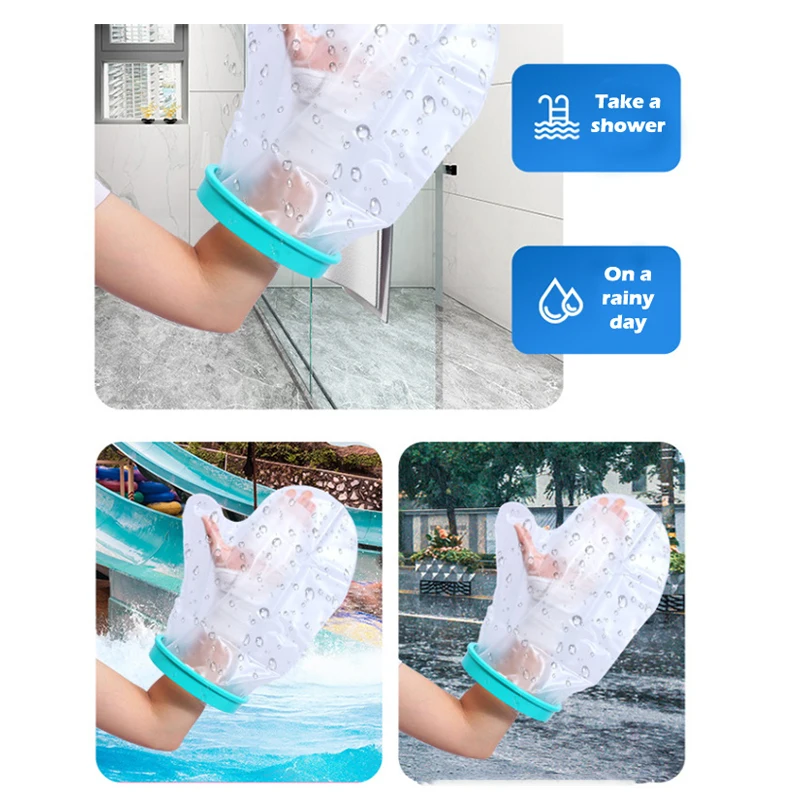 1 PC ฝาครอบฝักบัวผ้าพันคอกันน้ําผู้ใหญ่ปิดผนึก Cast BANDAGE Protector แผล Fracture แขนขามือฝาครอบฝักบัว