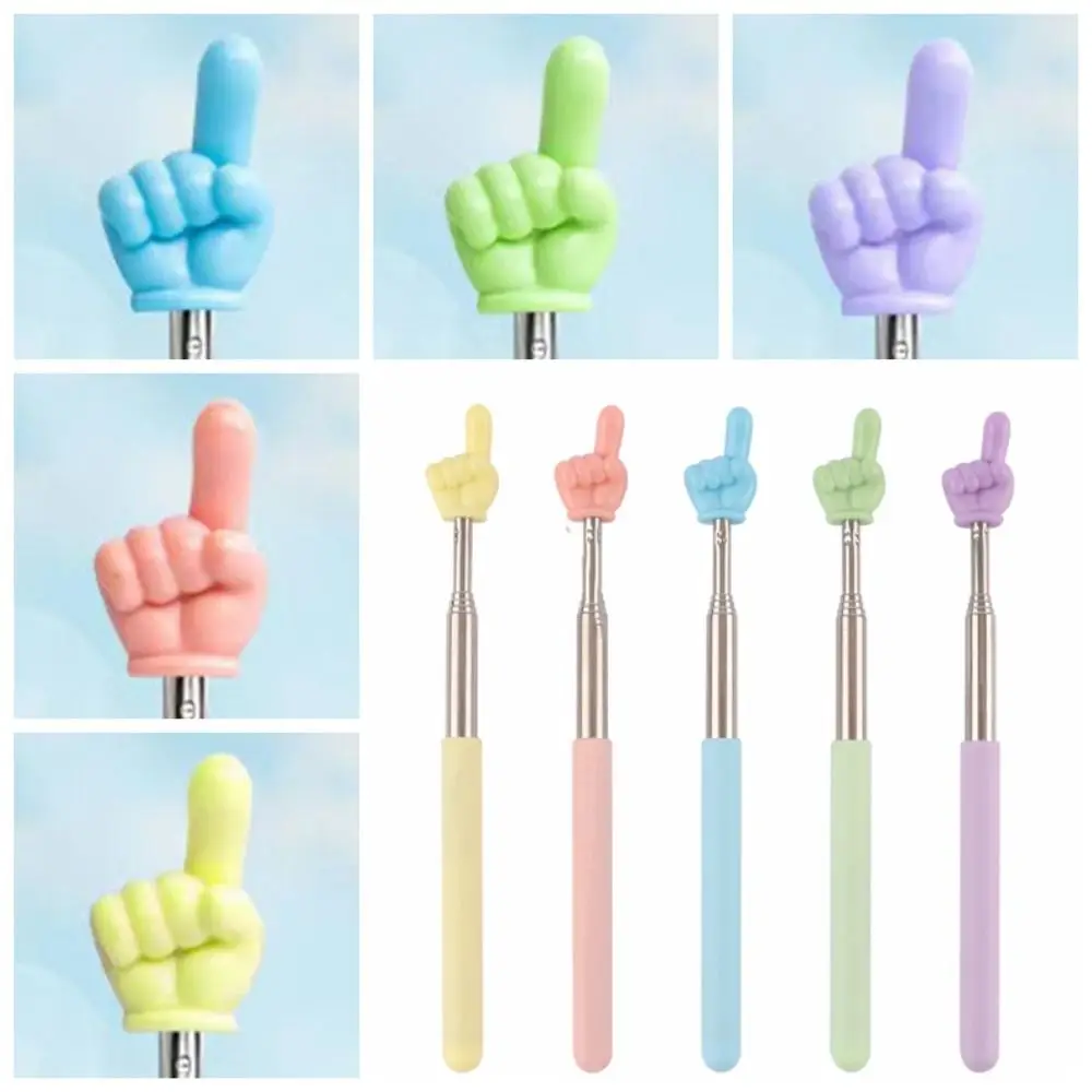 Puntatore guida per lettura telescopico Puntatore per insegnamento a forma di dito retrattile Stick portatile antiscivolo