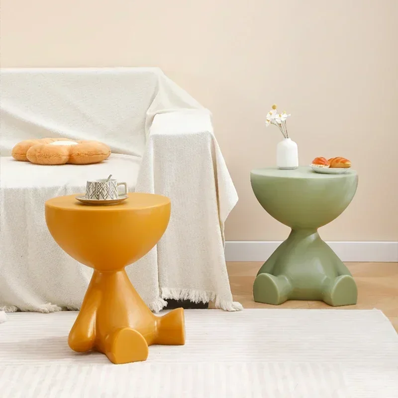 현대 미니 커피 테이블 Nightstands 디자인 온라인 연예인 승무원 컷 티 테이블 크리 에이 티브 홈 거실 Mesinha 가구