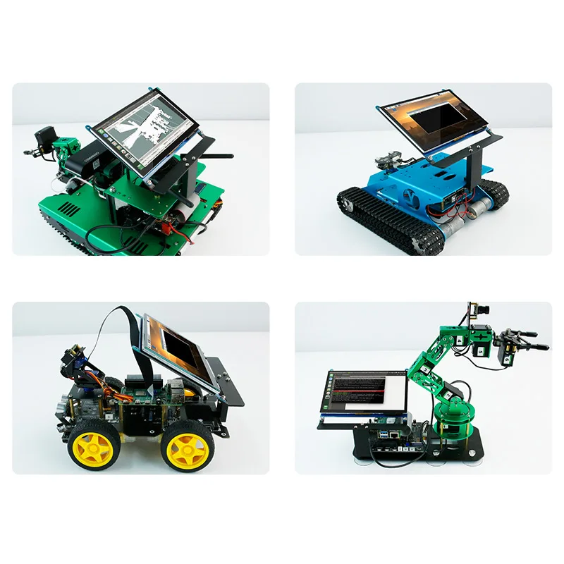 ROS Robot 7-Inch Màn Hình Hợp Kim Nhôm Chân Đế Cho Hỗ Trợ Ổn Định Và Chống Giọt Dành Cho Xe Ô Tô Cảm Ứng Màn Hình LCD màn Hình Raspberry Pi/Jetson