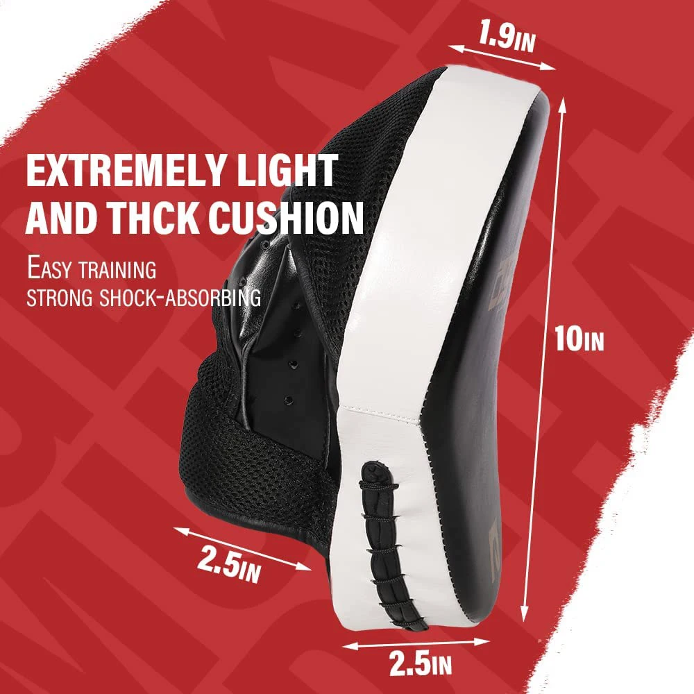Lekaro Boxing Pu Kick Pad Muay Thai Sanda Foot Target High Elastic Training Block combattimento libero Mma Taekwondo Sanda Hand Target