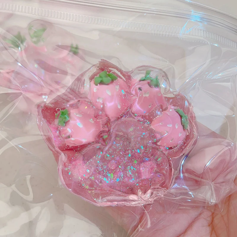 ฮาโลวีน Dark Starry Sky Series Cat Claw Squishy Fidget ของเล่นน่ารัก Cat Paw ซิลิโคนช้า Rebound Pinch Decompression ของเล่น