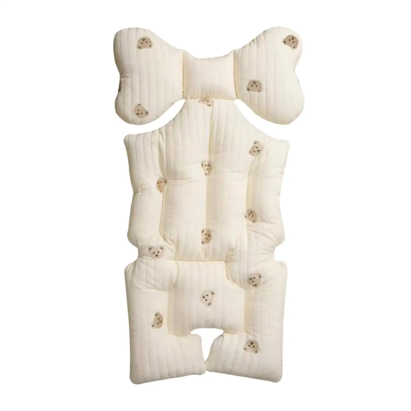 Cojín para cochecito de bebé, cómodo, cálido y suave, soporte Universal para asiento de cochecito, colchón para carrito
