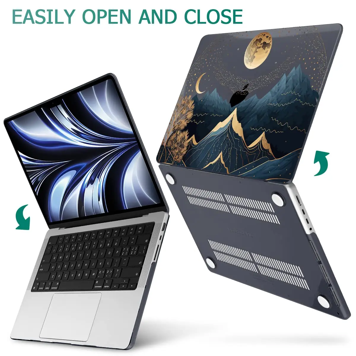 Funda de portátil para Macbook pro 16 A2991 A2485 M1 M2 Chip Air 13 2023 M3 Pro 14 A2992 A2918 para Macbook Pro 14 funda 2023 Air 15 A2941
