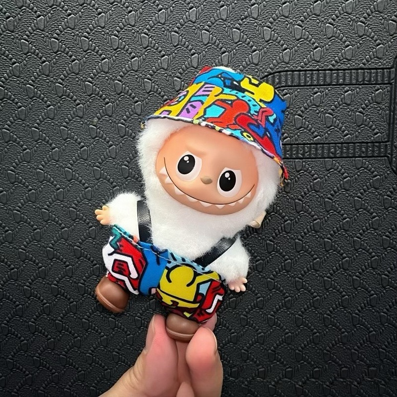 Ropa para Labubu 4,0 generación Mini versión ropa muñecas de moda vestidos lindos traje Casual vestidos ropa de juguete de peluche