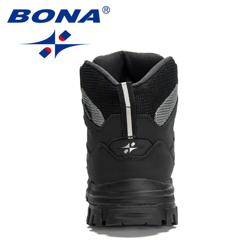 BONA ใหม่มาถึงรองเท้าเดินป่ากลางแจ้งผู้ชายฤดูหนาวรองเท้าปีนเขารองเท้า Man Mountain กีฬารองเท้า Masculino อินเทรนด์ fre