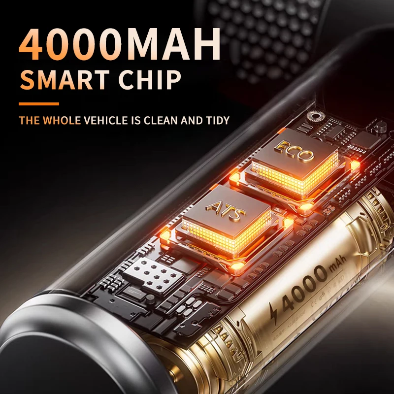 CENRR 895000PA Автомобильный пылесос Беспроводной мощный беспроводной автомобильный пылесос Ручной портативный автомобильный пылесос