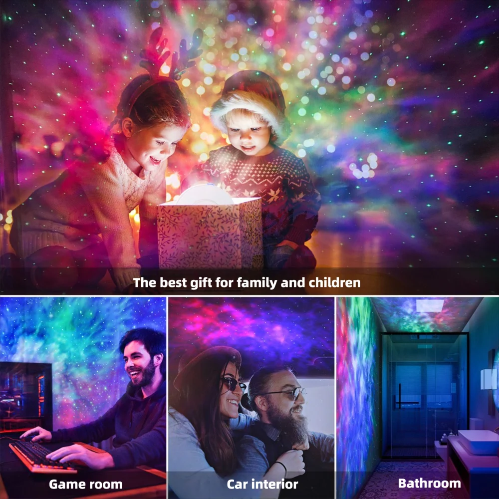 Smart Galaxy Star Projektor Nachtlicht App Gesteuert Nebula Decke Nachtlicht Für Gaming Zimmer Schlafzimmer Dekor