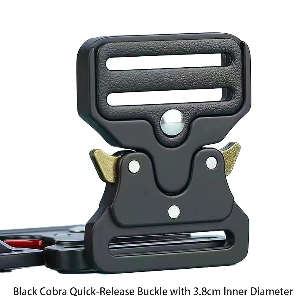 Tactische riem met snelle ontgrendeling voor heren Dames Zware zachte nylon singelband Trein Lichtgewicht buitensport Survival-accessoires ﻿ ﻿