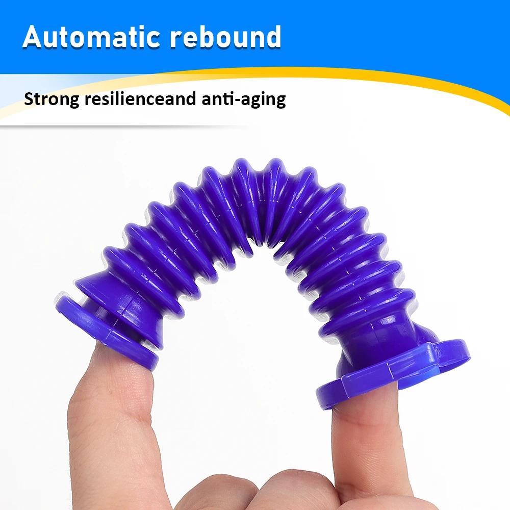 Lower Duct Hose for Dyson V7 V8 V10 V11 Vacuum Cleaner Soft Roller Soft Roller Flexible Soft Rubber Tube Nozzel Blue Hose Part