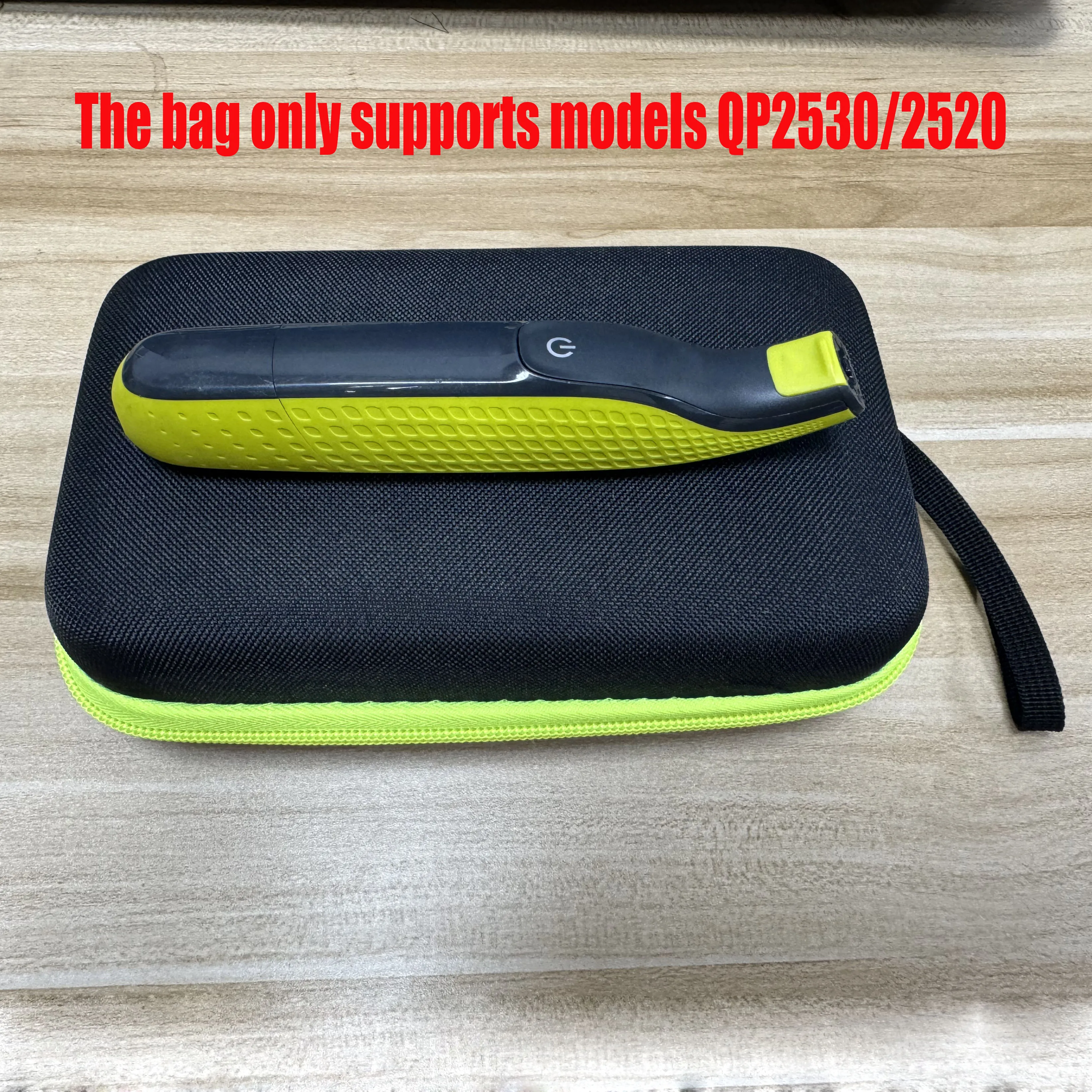 Nuevo cabezal de afeitadora de cuchilla de repuesto para una hoja y una hoja QP-2520/2530/2630/6510/6520/2523 bolsa de almacenamiento solo admite QP-2530/2520