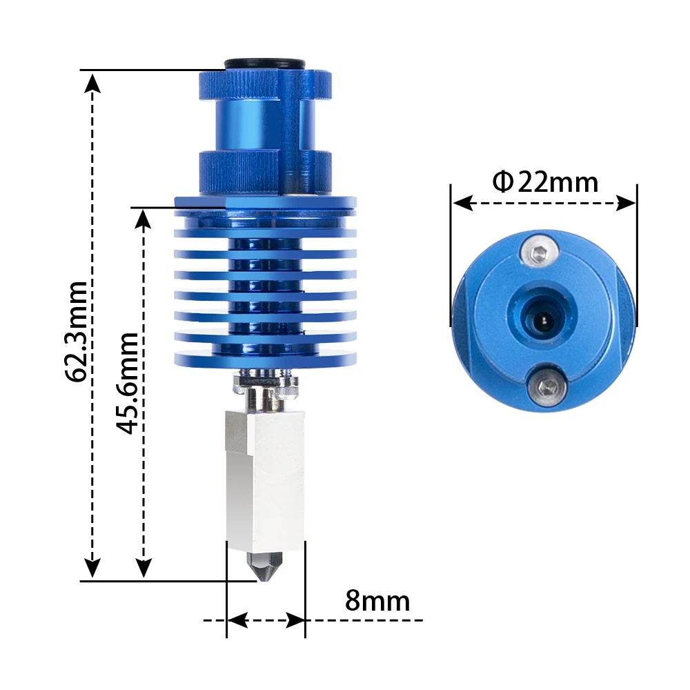 High Speed Print Head Upgrade V6 Hotend Kit For Ender 3/Ender 3 PRO/VORON 2.4 Hi-End Extruder J-head for Prusa Ender 3 V2/CR10