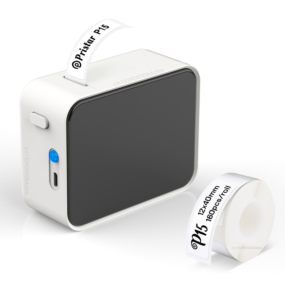 Tragbarer Mini-Etikettendrucker P15 Etikettendrucker Drahtloser Bluetooth-Aufkleberdrucker Thermo-Etikettiermaschine Drucken Name Preisschild