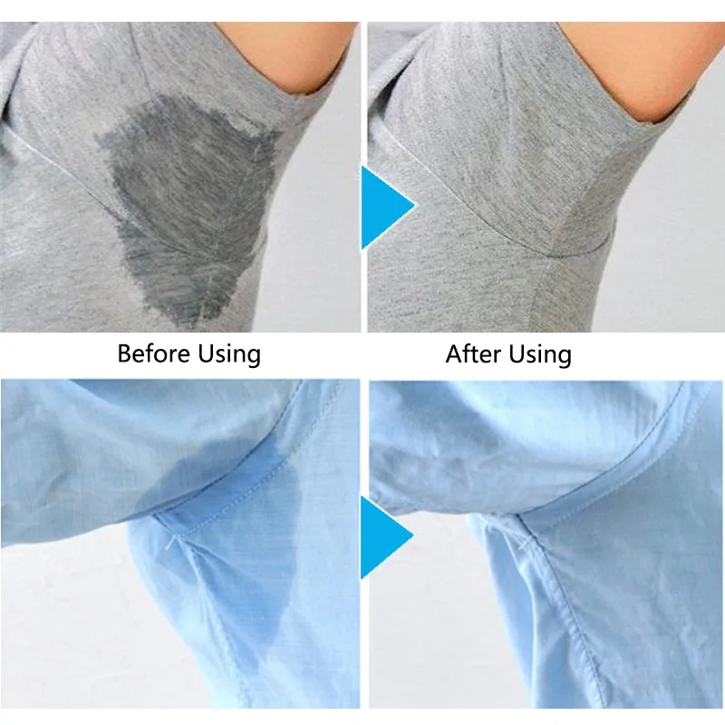 Almofadas brancas para axilas, verão, mulheres, homens, invisível, respirável, absorvente de suor, portátil, algodão, almofadas de suor, acessórios de moda