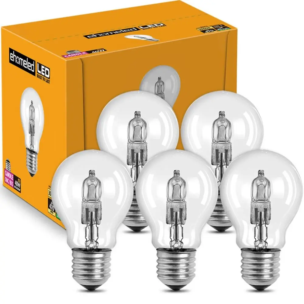 Bombillas halógenas E27 Prácticas. Bombillas de foco Downlight Spot A55 28W-100W Reemplace interior