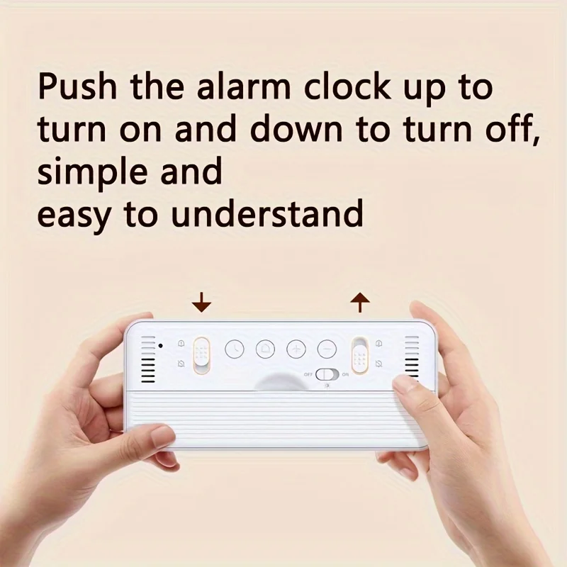 Reloj Digital multifunción Brillo LED Pantalla de temperatura y humedad ajustable Reloj despertador de modo dual