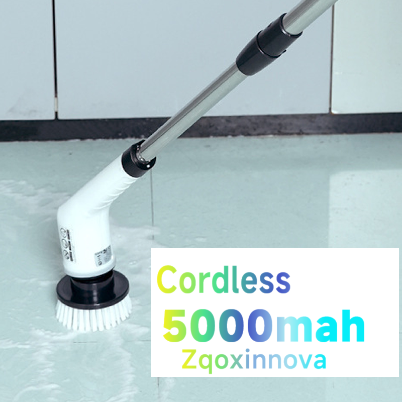 Casa sem fio multiuso rotação purificador cozinha gadgets escovas de cabelo banheiro vassoura wc esfregões escova de limpeza elétrica