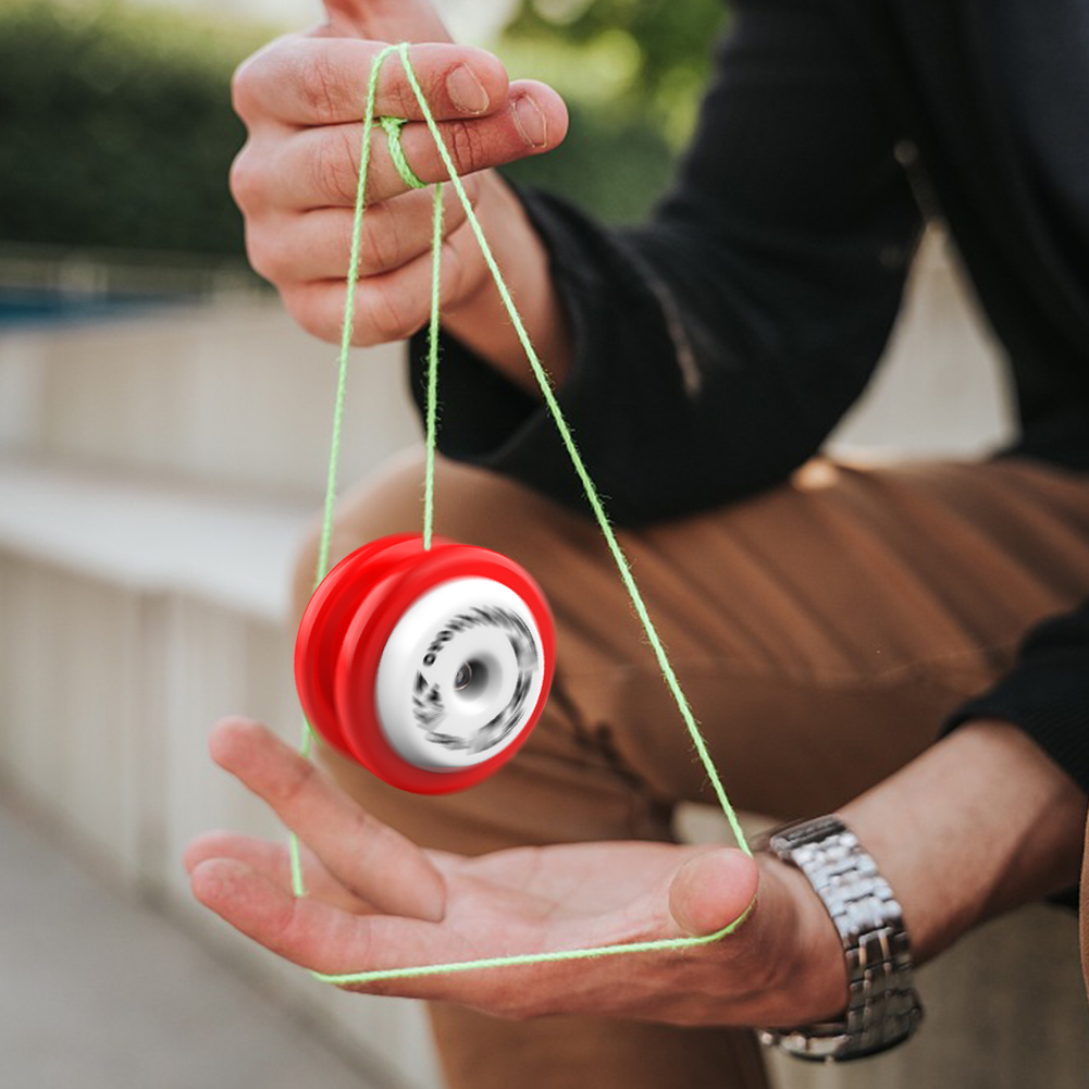 ロープベアリング付き自動リターン4 uofo,部品,プラスチックyoyoボール,プロのループyo,初心者向け