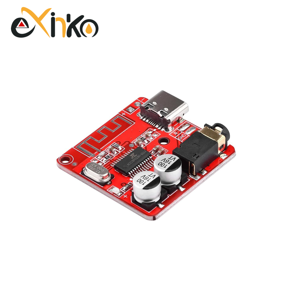 1-10 шт. плата аудиоприемника Bluetooth Bluetooth 5,1 MP3 декодер без потерь Micro USB 3,5 мм модуль усилителя аудиовыхода Type-C