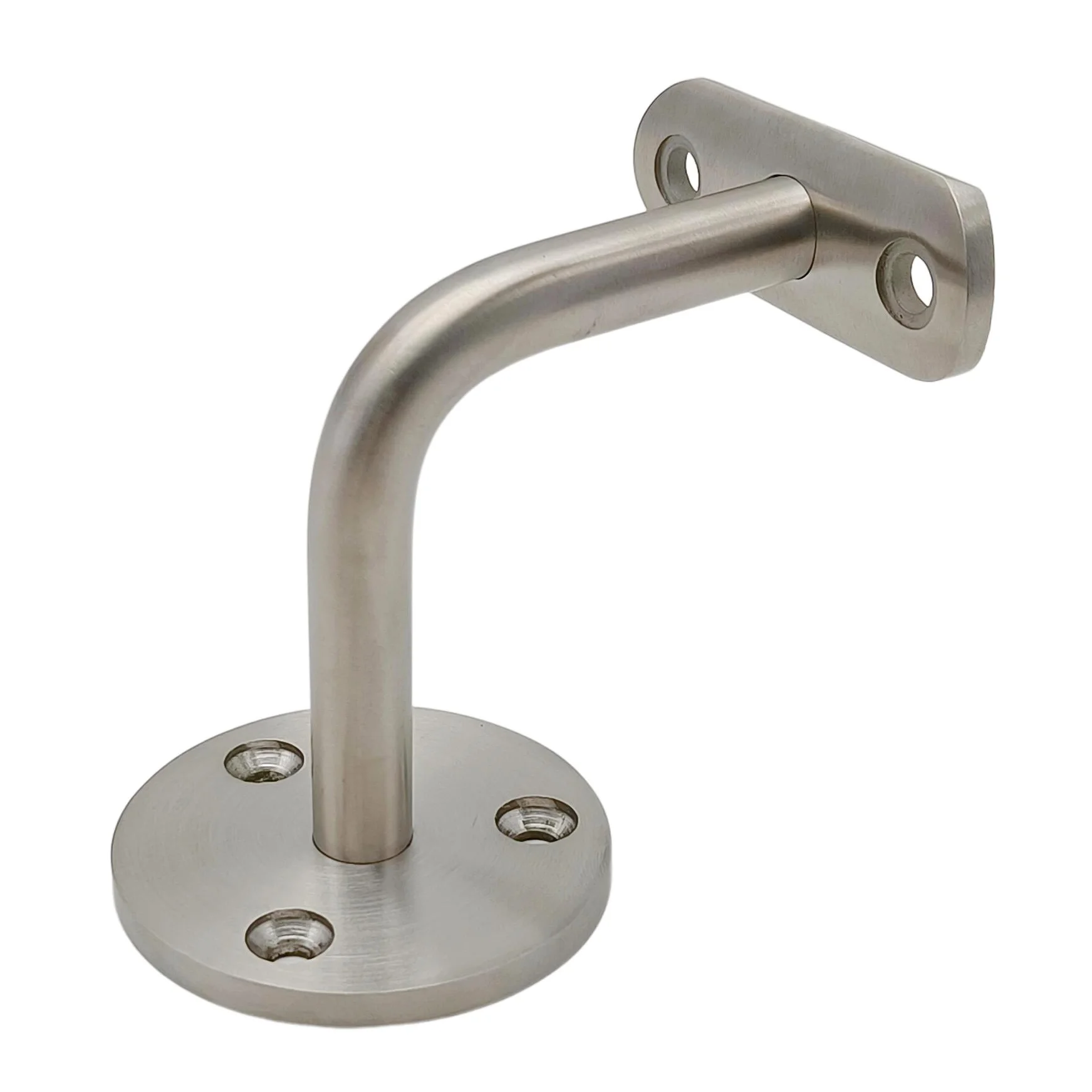 2 ชิ้น 304 สแตนเลส 42.4 มิลลิเมตร Guard Rail Bracket ติดผนัง Handrail Bracket สําหรับในร่มบันได