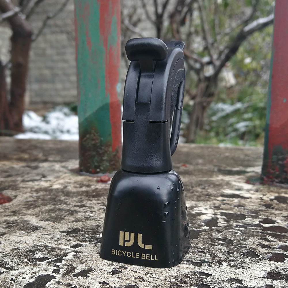 Shanmashi กระดิ่งจักรยานกลางแจ้ง Creative BIKE Bull HEAD Bell Horn อุปกรณ์เสริมสําหรับจักรยานสําหรับ Mountain BALANCE BIKE สีดํา
