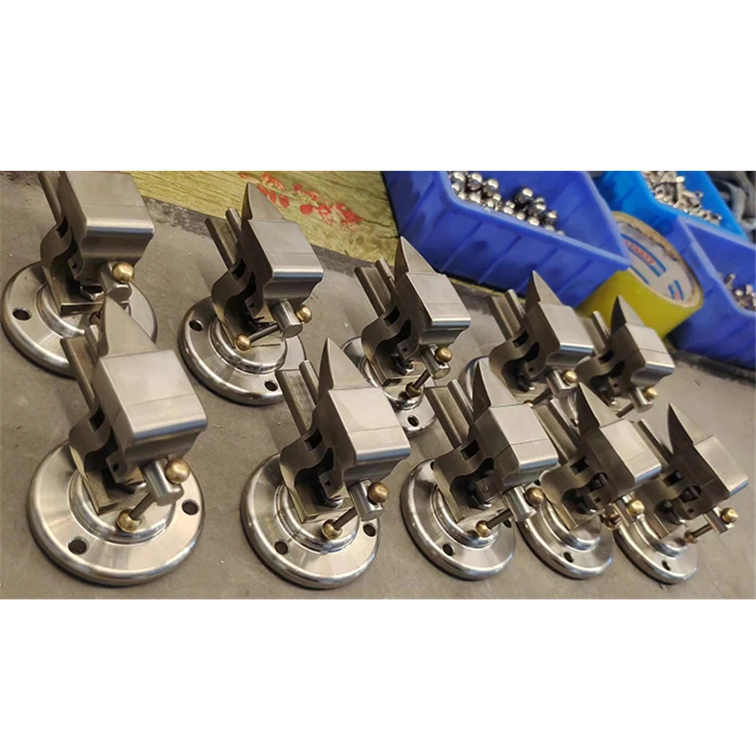 Mini alicates de banco de acero inoxidable 304 con yunque, abrazadera de escritorio ajustable de 1 pulgada con Base giratoria, herramienta de reparación de relojes hecha a mano DIY