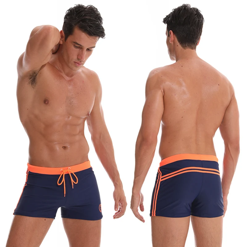 뜨거운 수영복 남성 통기성 수영복 남자 수영 트렁크 복서 팬티 Sunga 수영복 Maillot De Bain Beach Shorts