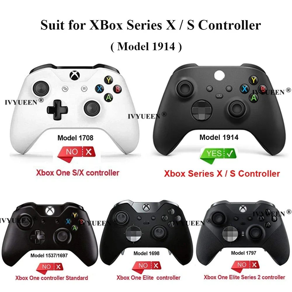 IVYUEEN MixColor Protector de silicona para XBox Series S X XSS XSX controlador ThumbStick Grip Caps Gamepad Protector cubierta