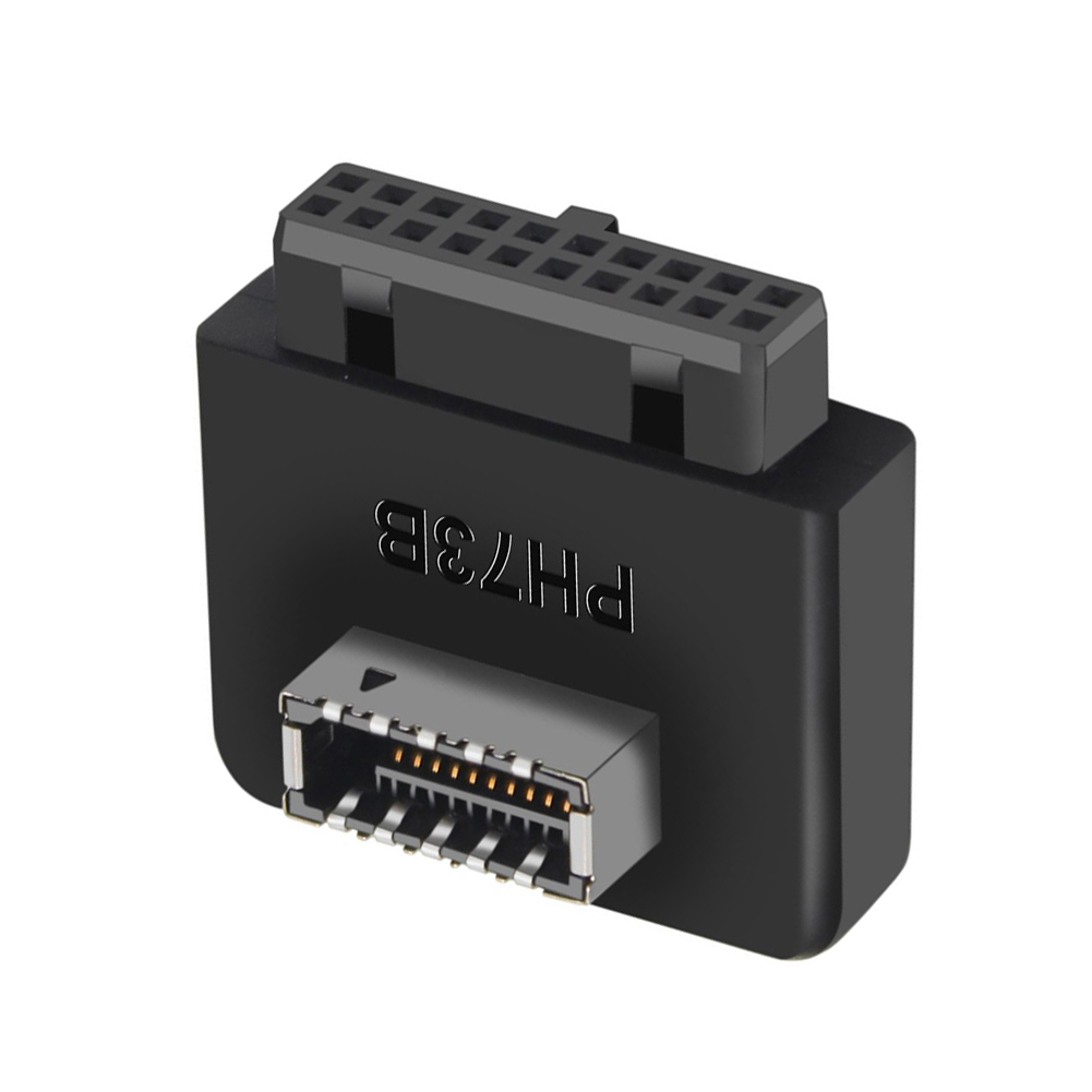 USB3.0 19/20P do TYPE-E Adapter wewnętrzny pionowy Panel przedni Adapter TYPE-C wkładka konwerter portów wtyczki do płyta główna komputera