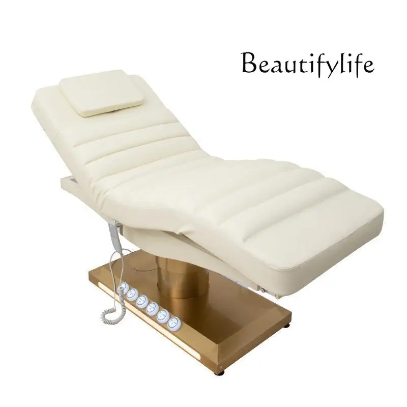 Cama de beleza elétrica, cama de massagem especial para salão de beleza, cama de cílios multifuncional