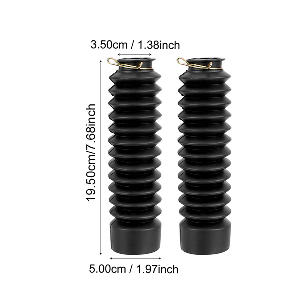 2Pcs Motorrad Zubehör Gabel Stoßdämpfer Staub Abdeckung Gummi Gamaschen Gators Stiefel Staubdicht Hülse Schutz Dämpfung
