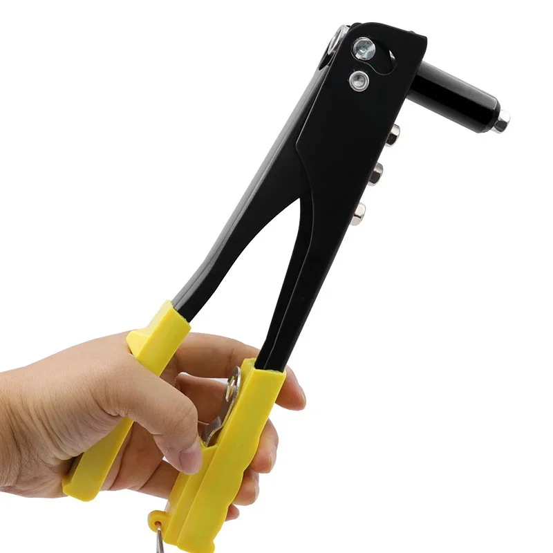 Conjunto de rebitador manual profissional, ferramenta para reparo doméstico e faça você mesmo com 120 peças de rebites, ferramenta manual