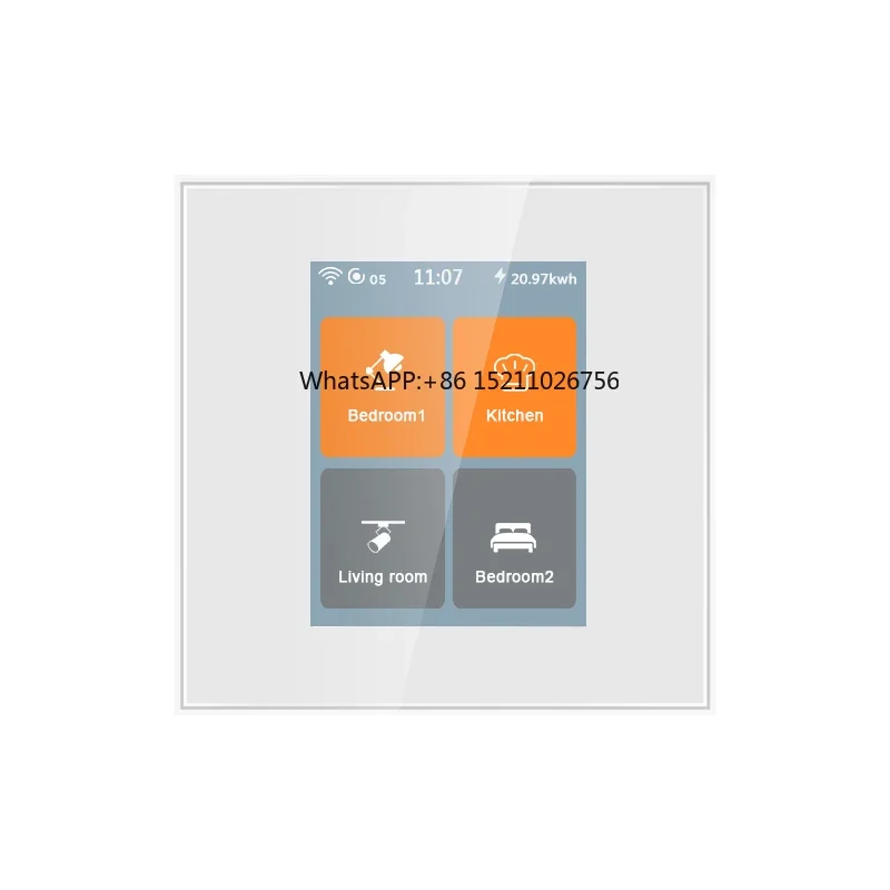2024 mais recente lcd toque 4 gang way tuya wifif zigbee interruptor de luz parede inteligente casa inteligente atender com tuya google casa alexa
