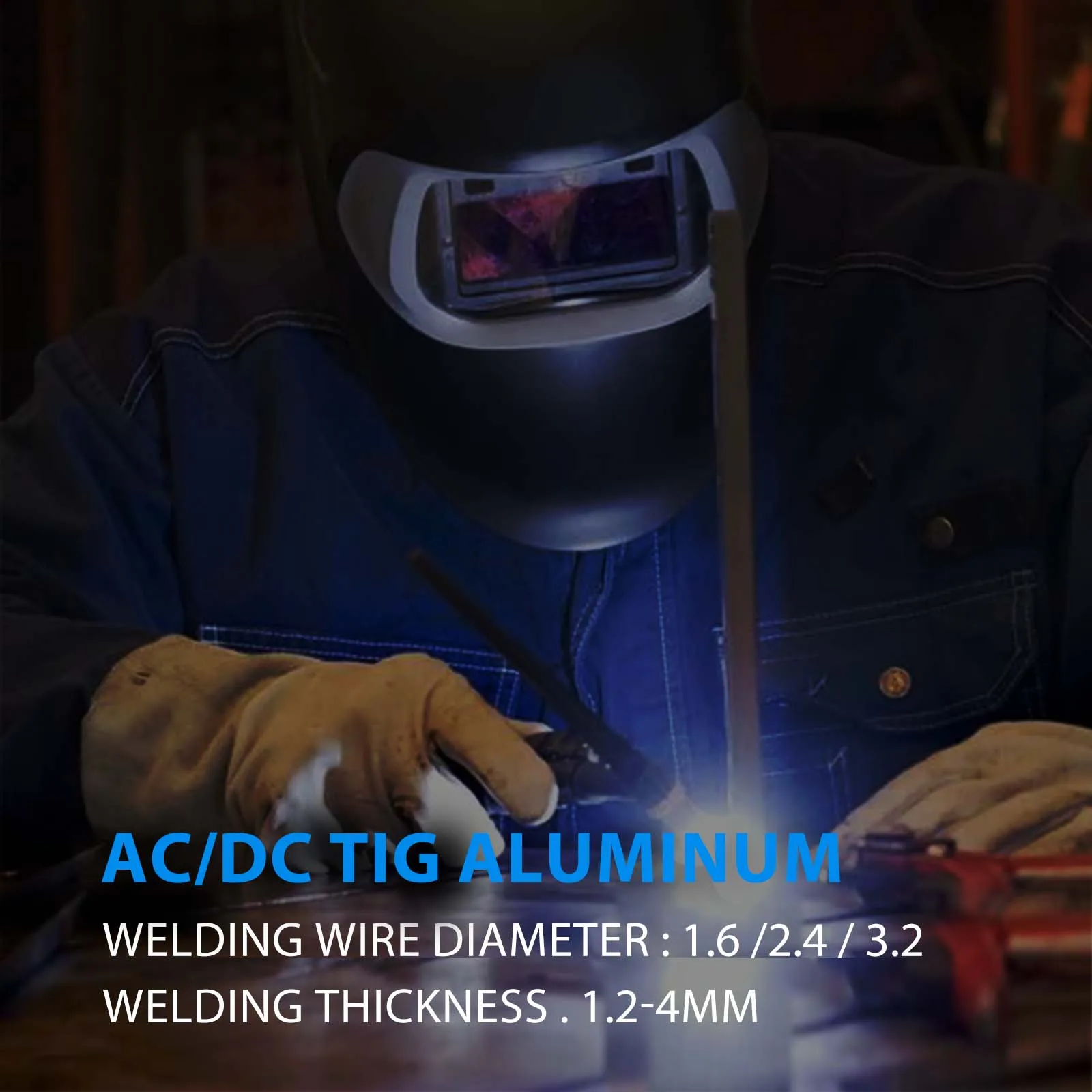 HITBOX AC/DC Аппарат для алюминия Tig HBT250P HF TIG/MMA ARC Stick Сварочный аппарат с импульсной аргоновой сваркой IGBT Инвертор 2T/4T