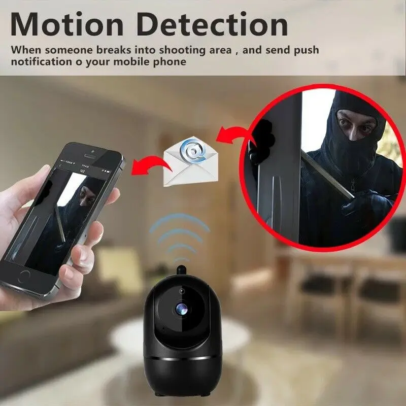 IP-Kamera ycc365 plus Smart Home 1080p HD-Sicherheit Auto-Tracking-Netzwerk drahtlose Infrarot-Überwachung Nachtsicht-WLAN-Kamera