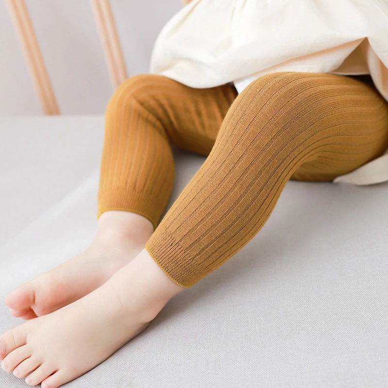 Primavera Autunno Neonati maschi Pantaloni Neonato Leggings Calzamaglia Cotone elasticizzato Bambini Pantaloni per maglieria da 0 a 6 anni